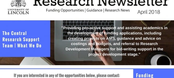 Funding Call Newsletter | College of Science